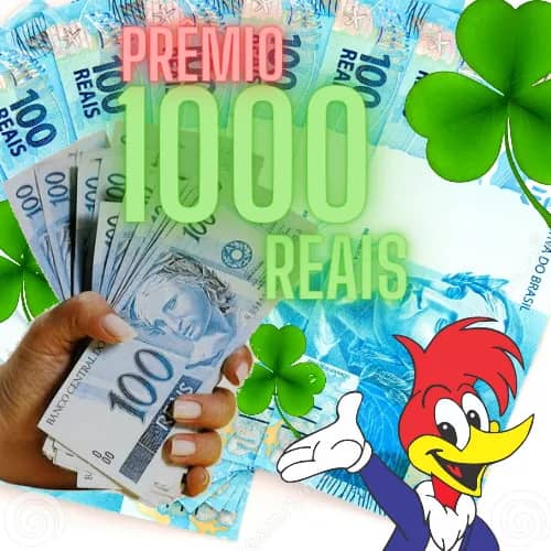 Imagem da campanha Mil Reais em prêmio 🤑