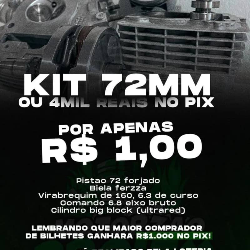 Imagem da campanha KIT 72MM OU 4MIL REAIS NO PIX