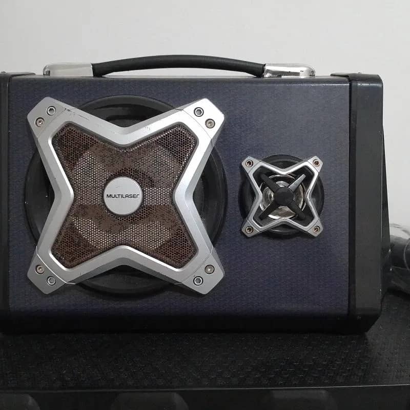 Imagem da campanha Som Multilaser Portátil 120w