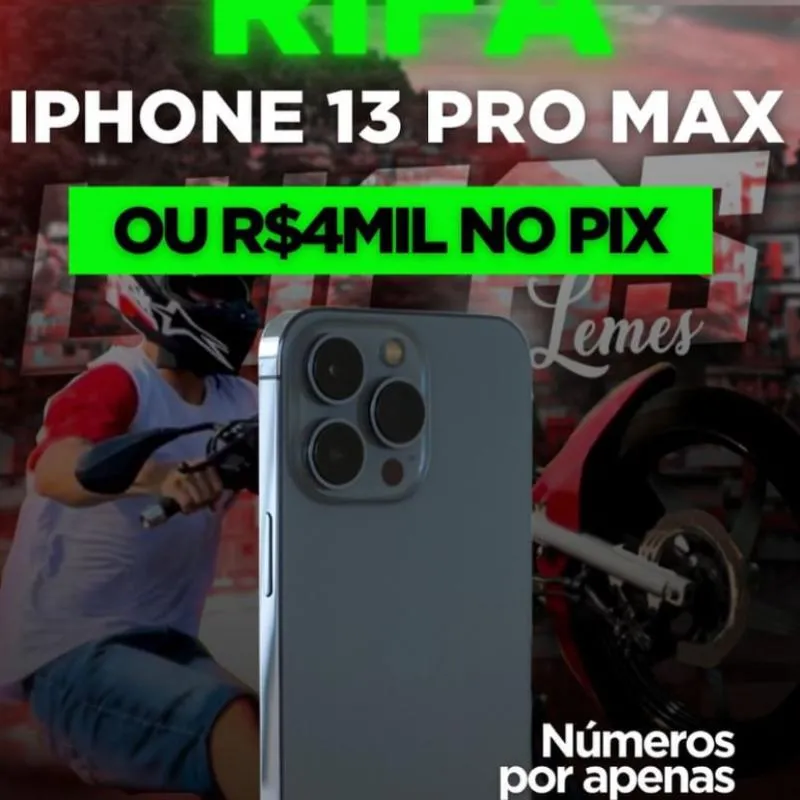 Imagem da campanha Sua oportunidade de ganhar um Iphone ou 4 mil reais