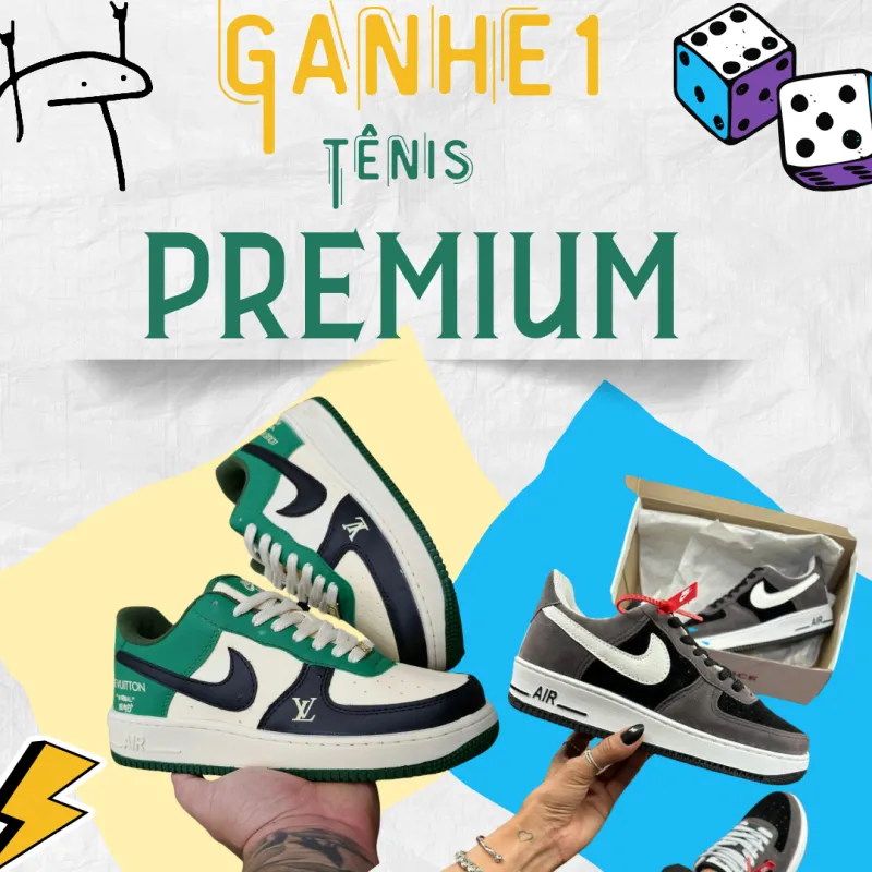 Imagem da campanha GANHE 1 TÊNIS LINHA PREMIUM 🤩