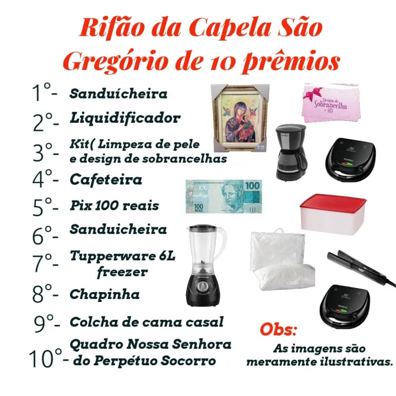 Imagem da campanha Rifão de São Gregório Magno