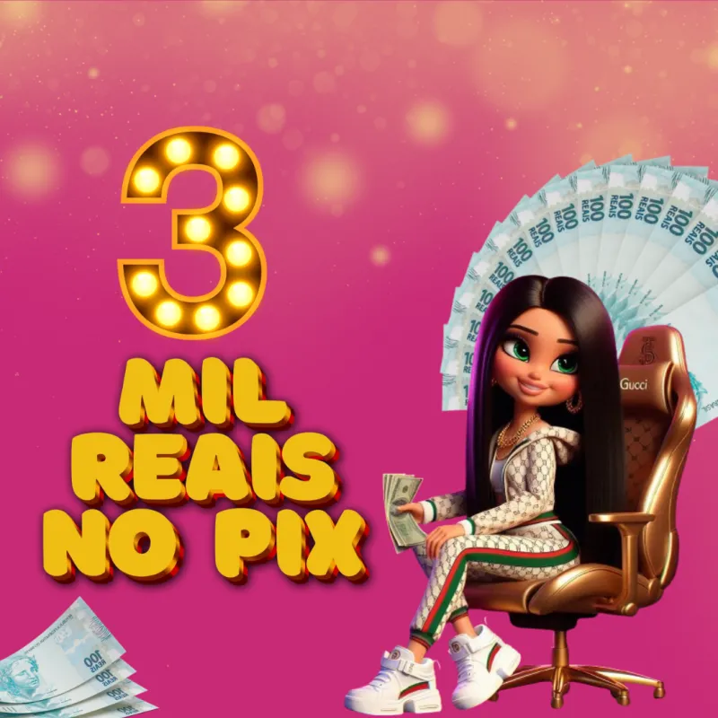 Imagem da campanha R$ 3mil no Pix