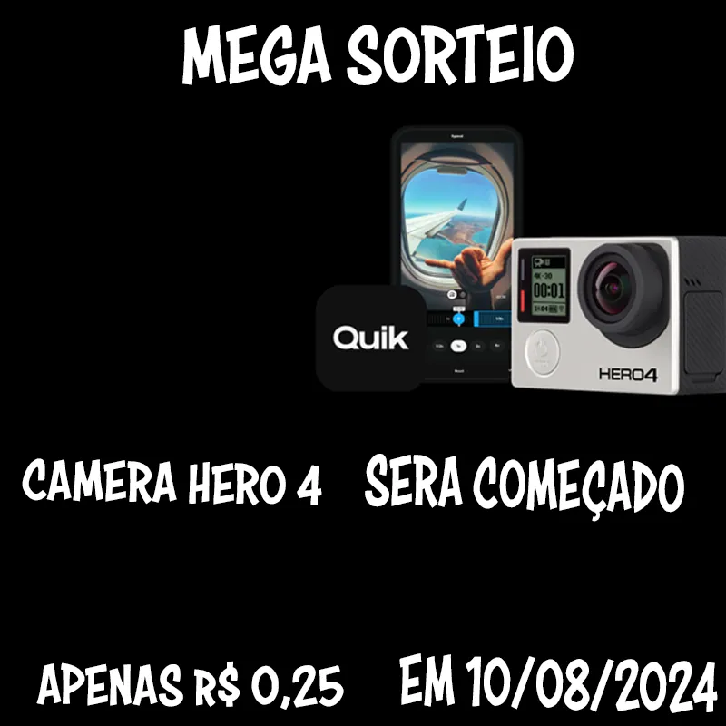 Imagem da campanha GOLPRO HERO 4 COM KIT