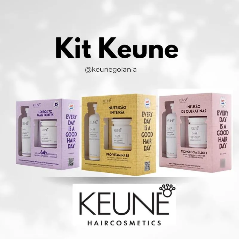 Imagem da campanha Sorteio de um kit Keune + escova + design de sobrancelha!✨