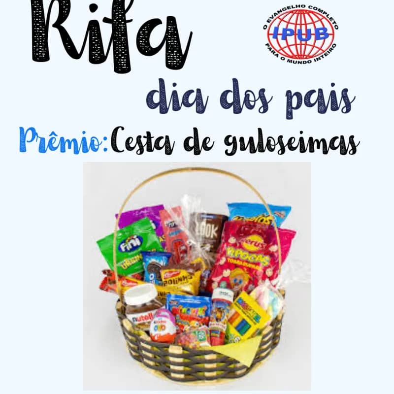 Imagem da campanha Rifa Dia dos Pais - IPUB Porto Grande