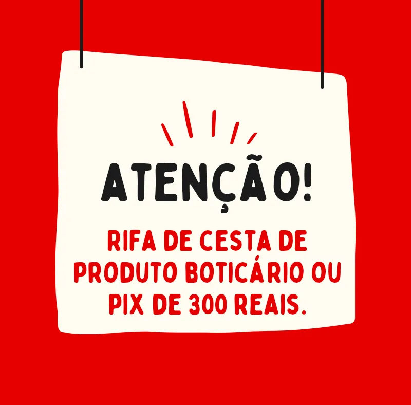 Imagem da campanha Cesta boticário ou um pix de 300 reais.