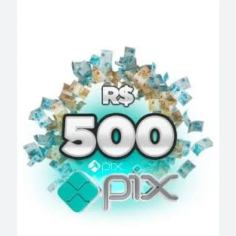 Imagem da campanha Sorteio de 500 reais no pix