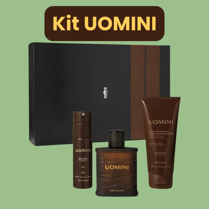 Imagem da campanha Kit UOMINI dia dos país