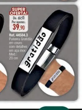 Imagem da campanha Compre a rifa para concorrer uma pulseira para seu pai e ganhe um linda pulseira feminina.