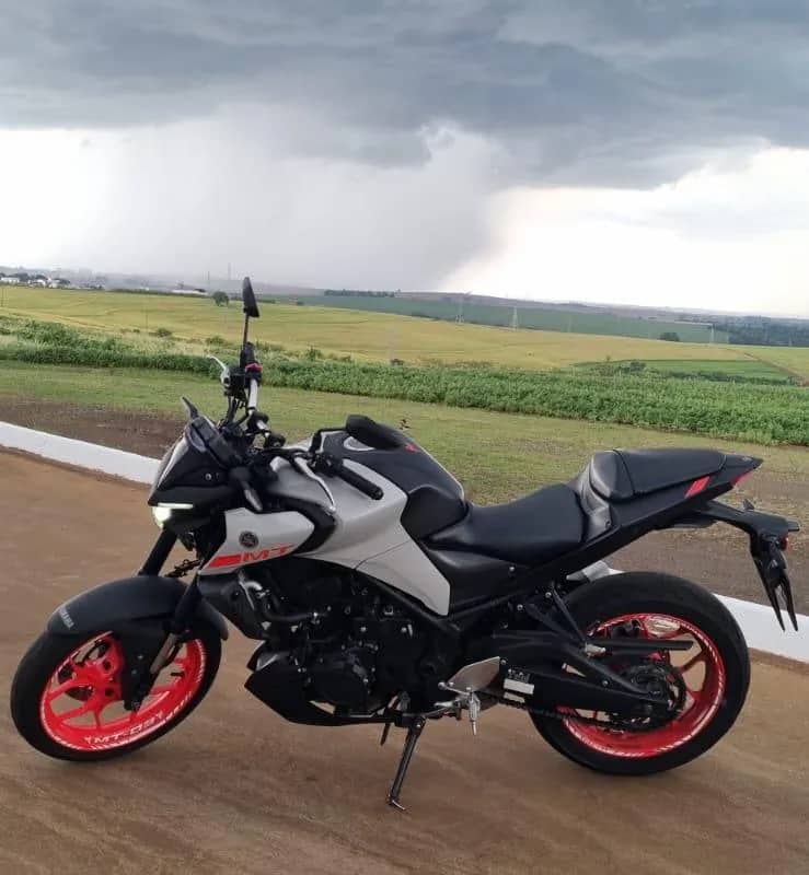 Imagem da campanha YAMAHA MT 03 2021