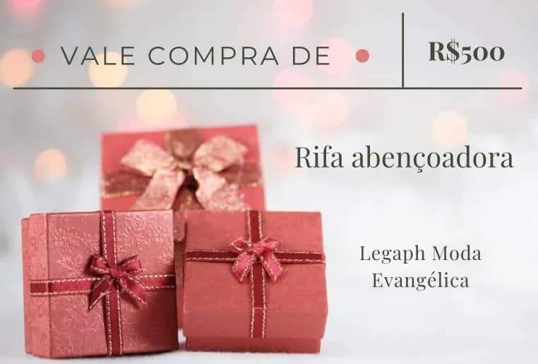 Imagem da campanha Rifa Abençoadora