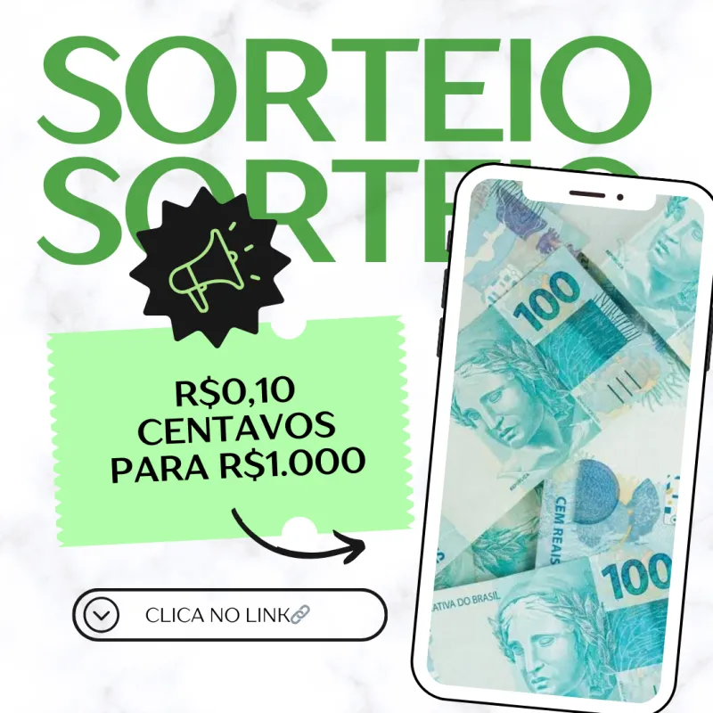 Imagem da campanha R$0,10 CENTAVOS PARA R$1.000