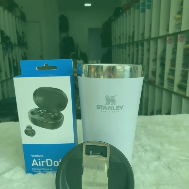 Imagem da campanha Copo + Fone