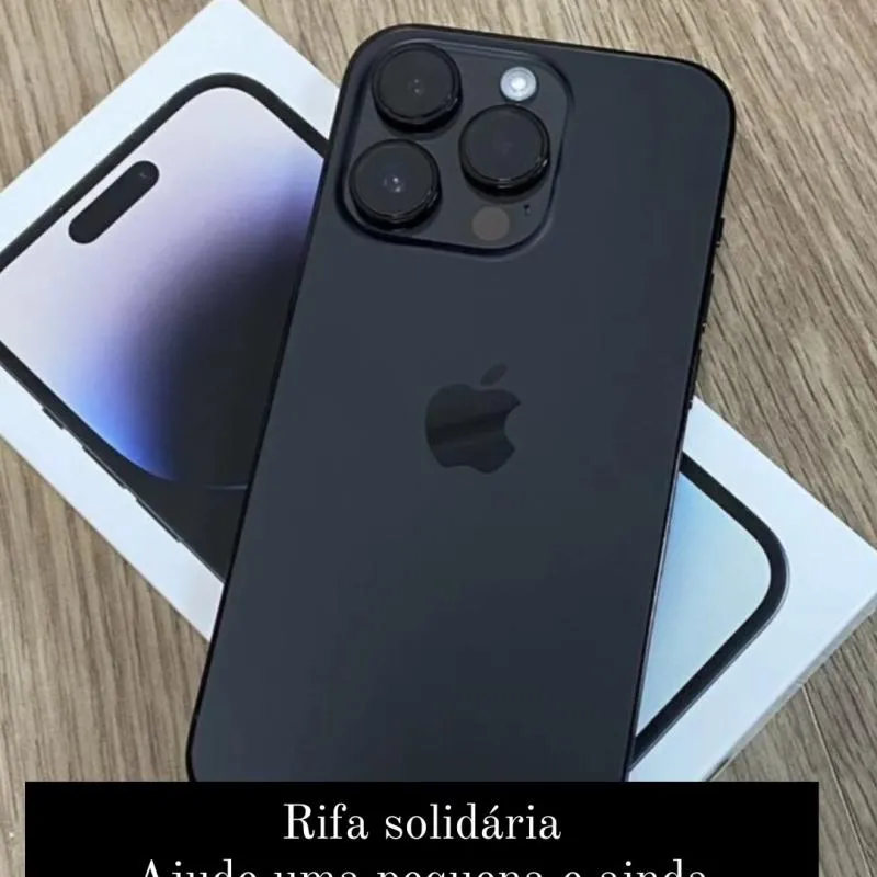 Imagem da campanha Ajude a Alice e ainda concorra a esse iPhone 15 pró Max