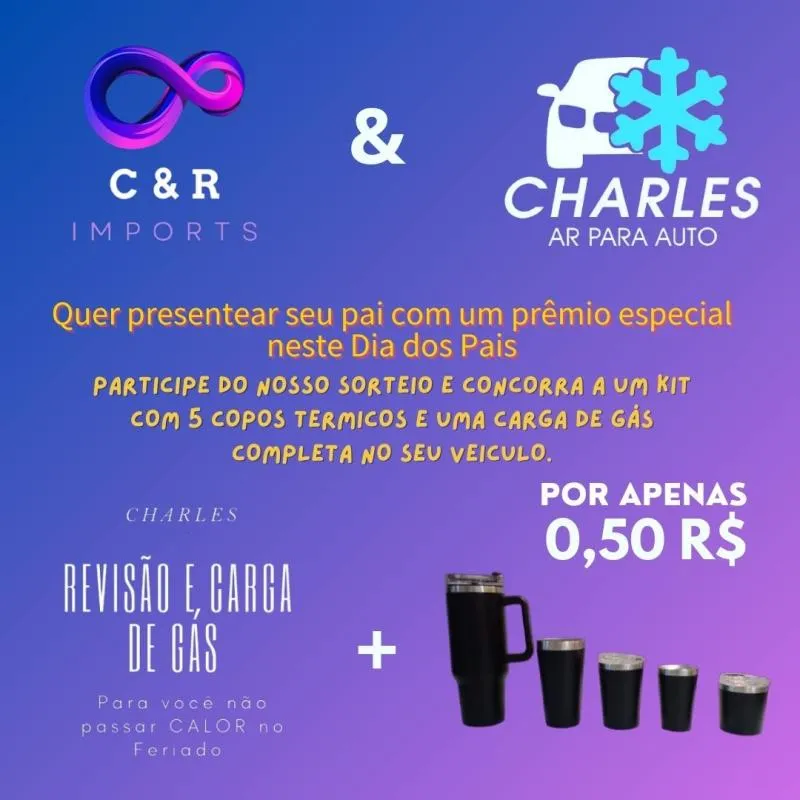 Imagem da campanha DIAS DOS PAIS COM C&R IMPORTS
