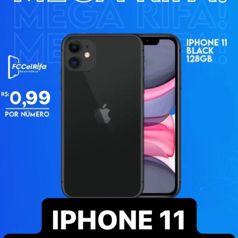 Imagem da campanha IPHONE 11 black