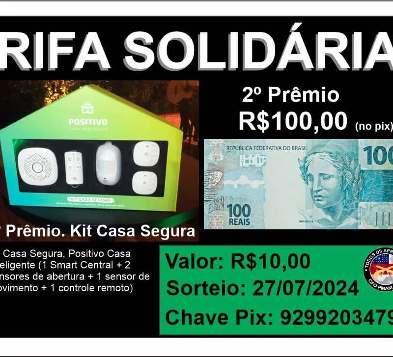 Imagem da campanha Ação Solidária - CFO-CR PMAM