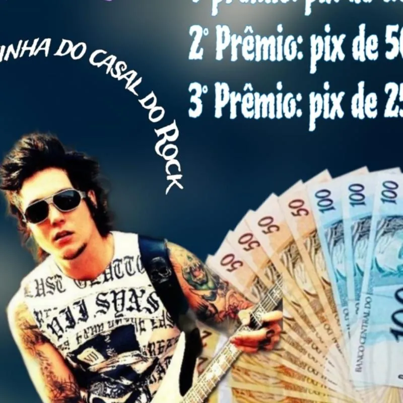 Imagem da campanha Ação do casal do rock