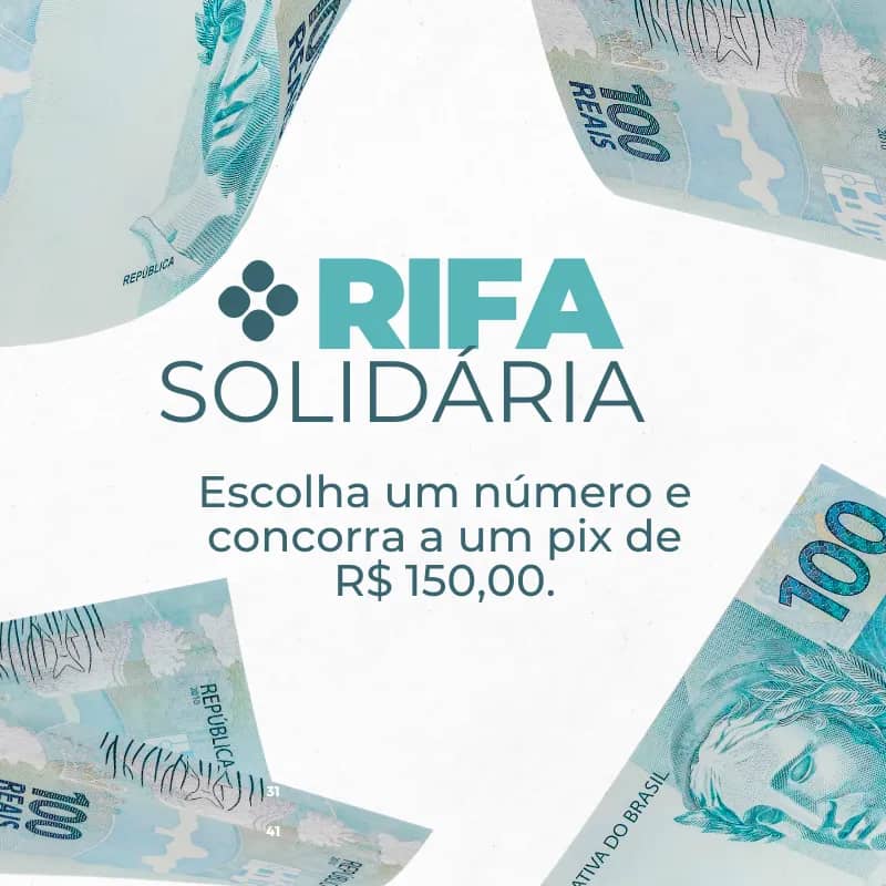 Imagem da campanha RIFA SOLIDÁRIA