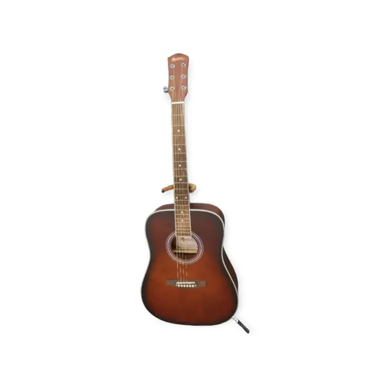 Imagem da campanha Violão elétrico Shelby com capa