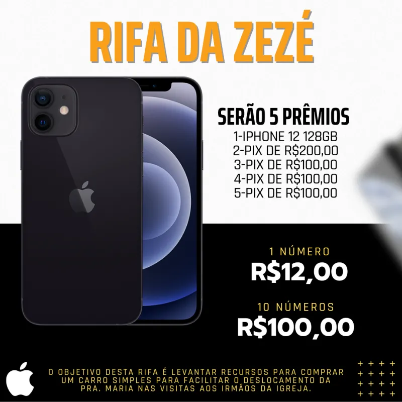 Imagem da campanha RIFA DA ZEZÉ