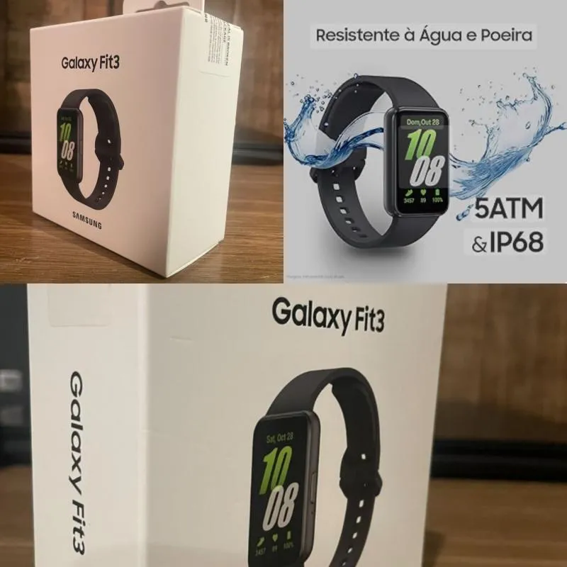 Imagem da campanha Smartwatch Samsung Galaxy Fit3 Display 1.6"