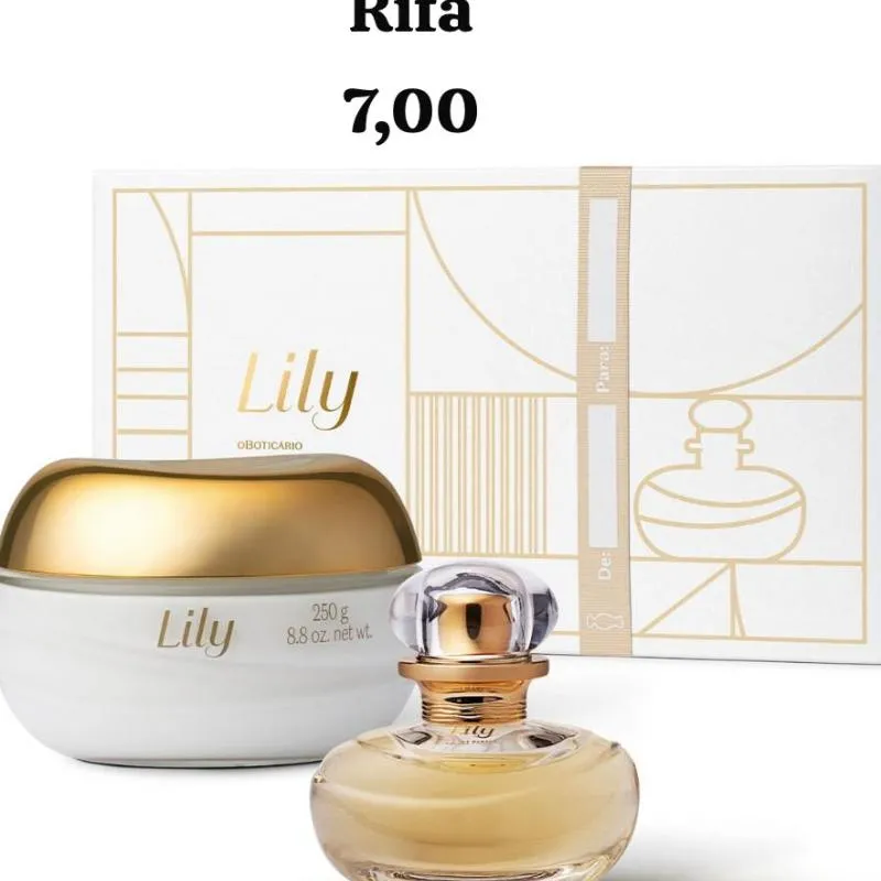 Imagem da campanha Kit Lilly Boticário
