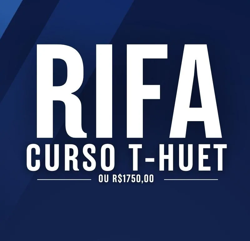 Imagem da campanha RIFA PREMIADA: CURSO THUET  POR APENAS R$0,80