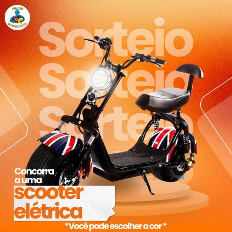 Imagem da campanha Sorteio de scooter elétrica
