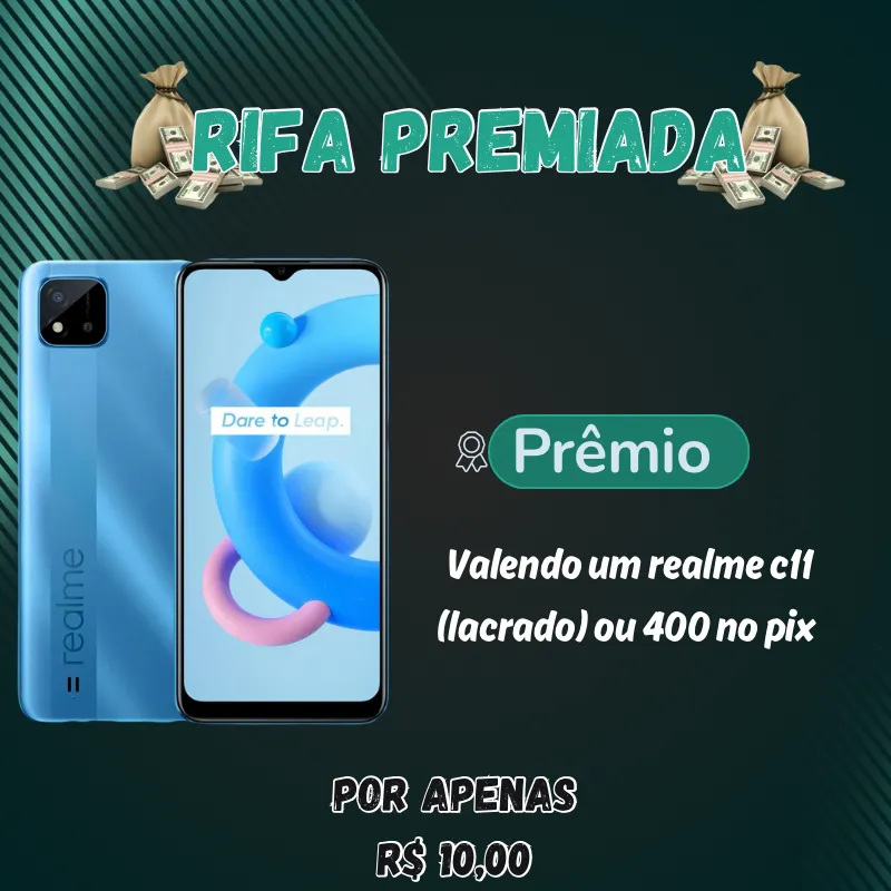 Imagem da campanha RIFA PREMIADA