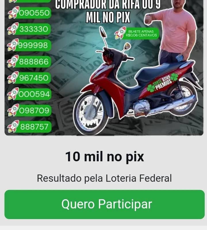 Imagem da campanha 10 Mil No PIx