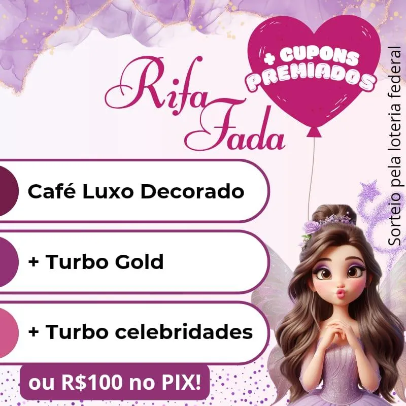 Imagem da campanha Rifa da Fada