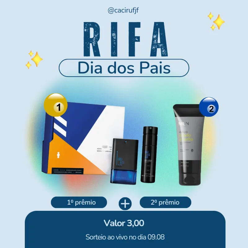Imagem da campanha Rifa dia dos pais