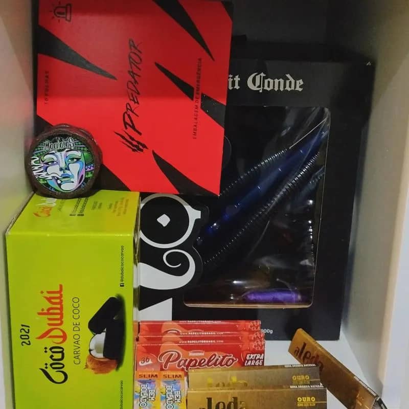 Imagem da campanha Kit top sessao narguilé sedas piteiras carvão e alumínio