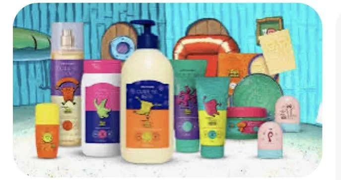 Imagem da campanha Kit da O Boticário do bob esponja