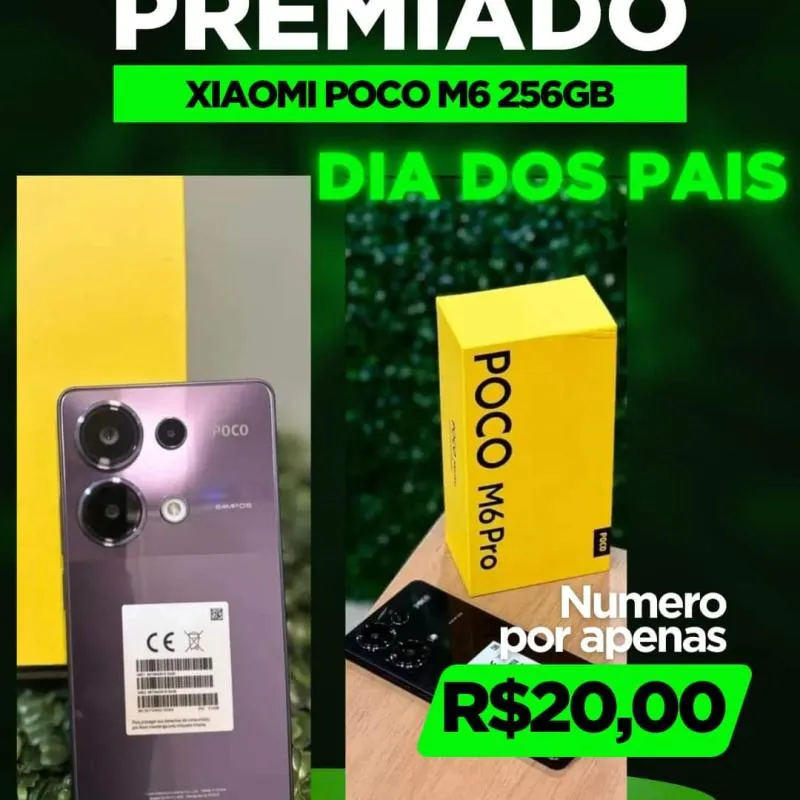 Imagem da campanha Smartphone xiaome poco M6