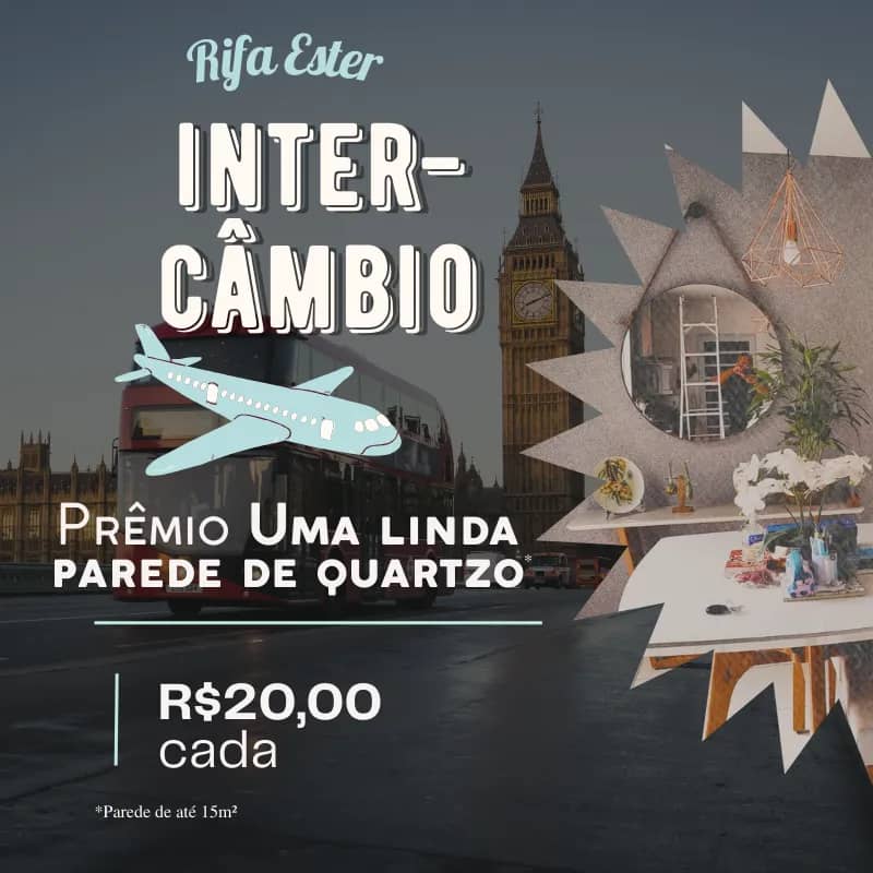 Imagem da campanha Rifa Para Intercâmbio da Ester!