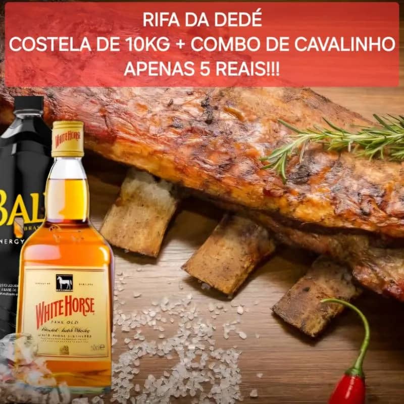 Imagem da campanha Rifa da Dedé