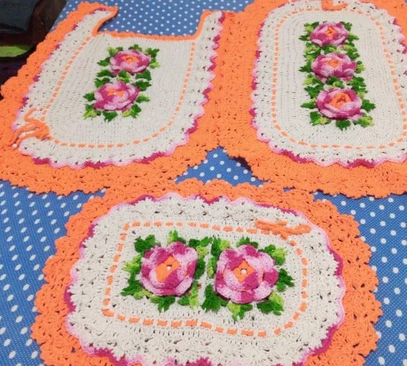 Imagem da campanha Jogo de banheiro crochê