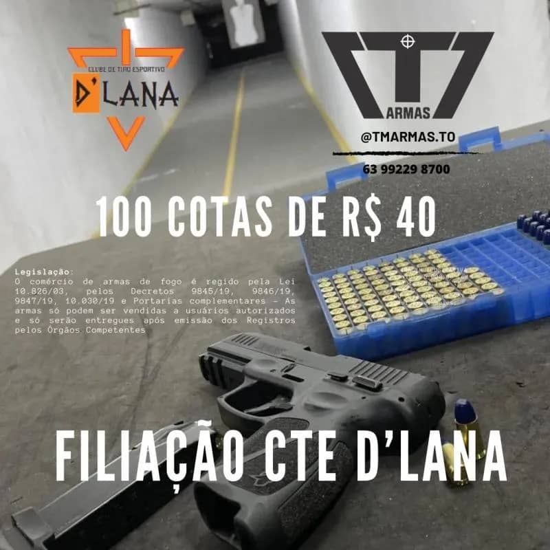 Imagem da campanha AÇÃO ENTRE AMIGOS ATIRADOR CTE D'LANA