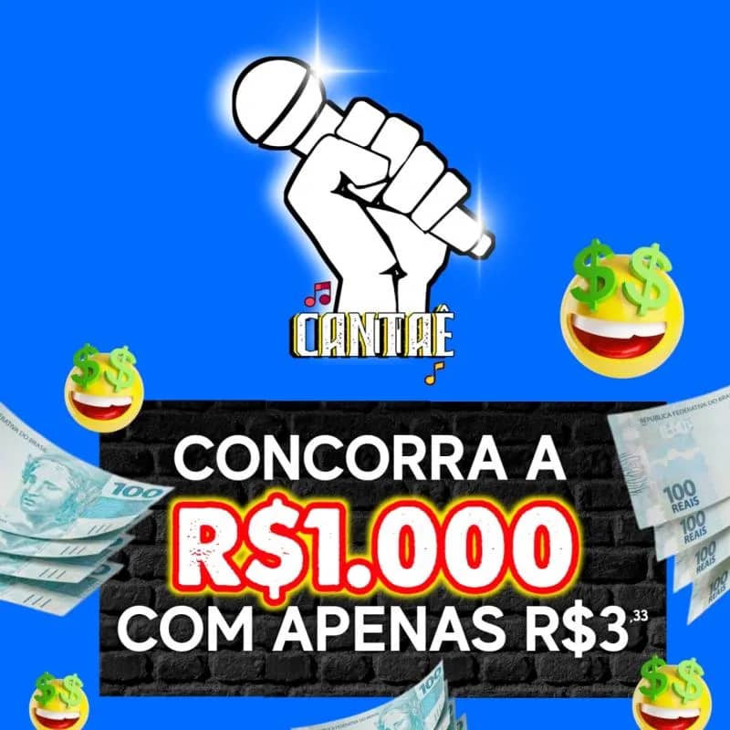 Imagem da campanha Rifa Canal Cantaê (ajude e ganhe prêmios)