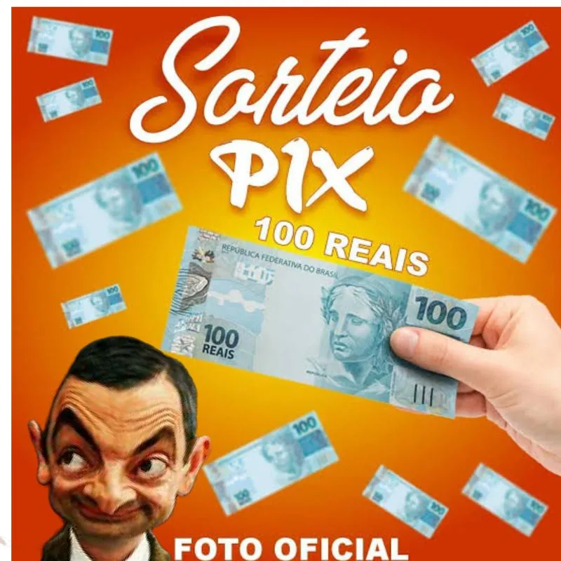 Imagem da campanha 100 reais no Pix 🤑🤑