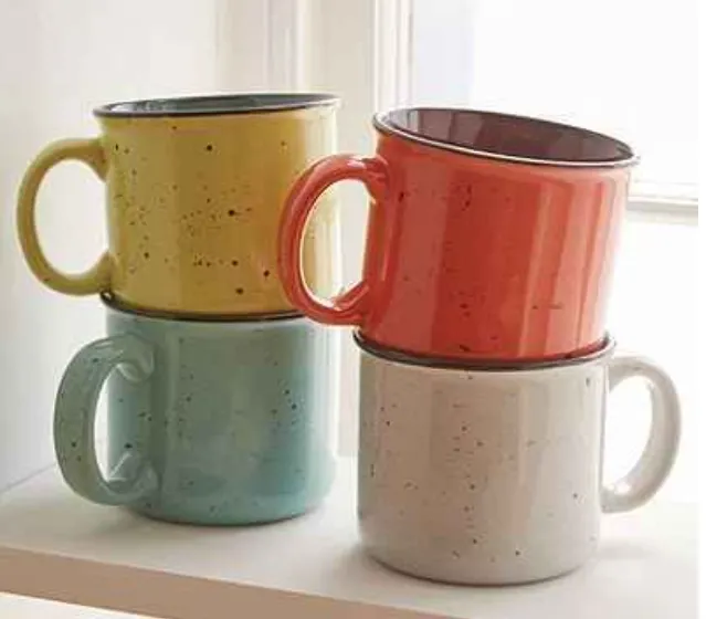 Imagem da campanha RIFA INTERCÂMBIO LÍVIA - 1 JOGO DE CANECAS CERÂMICA ARTESANAL