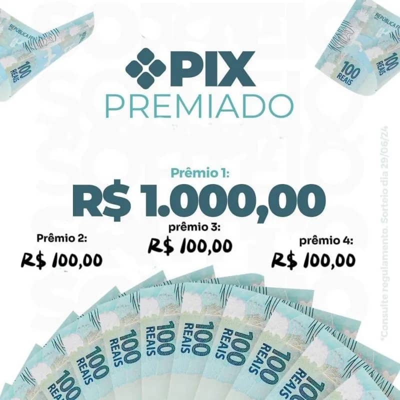 Imagem da campanha 1.000 reais no pix 💸💵