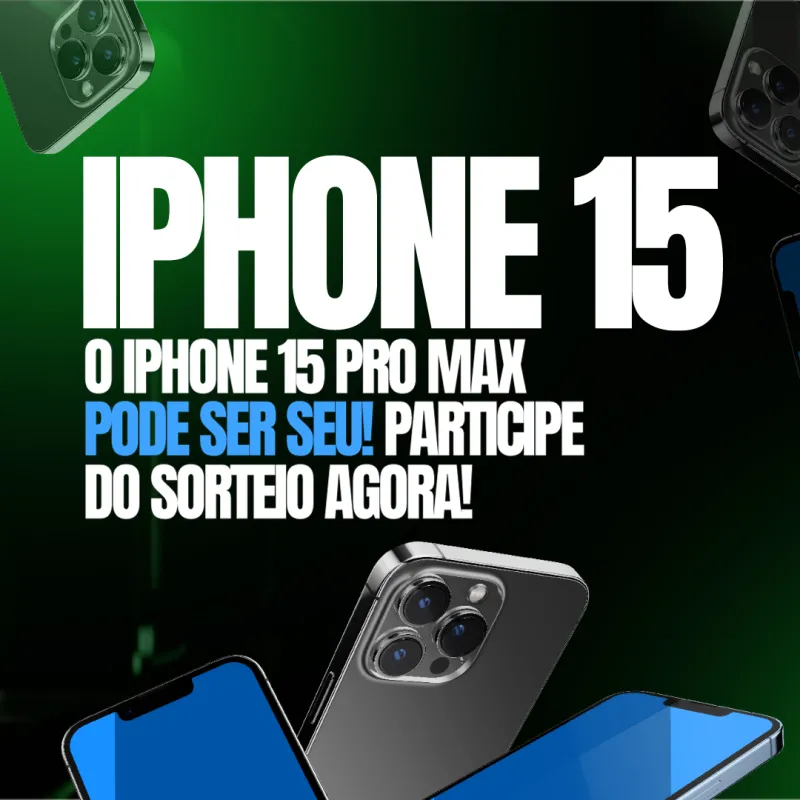 Imagem da campanha iPhone 15 Pro Max