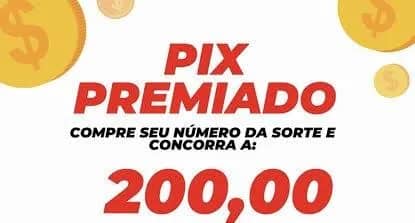 Imagem da campanha Pix Premiado de 200,00