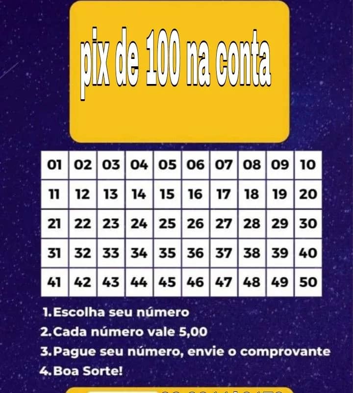 Imagem da campanha Pix de 100 na comta