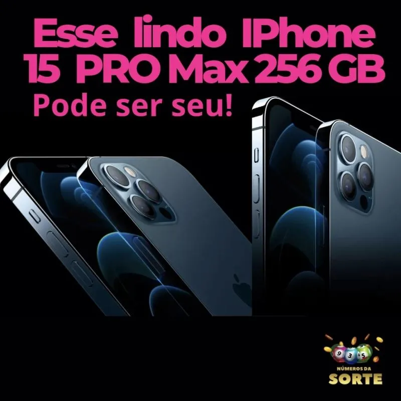 Imagem da campanha Iphone 15 Pro Max 256GB
