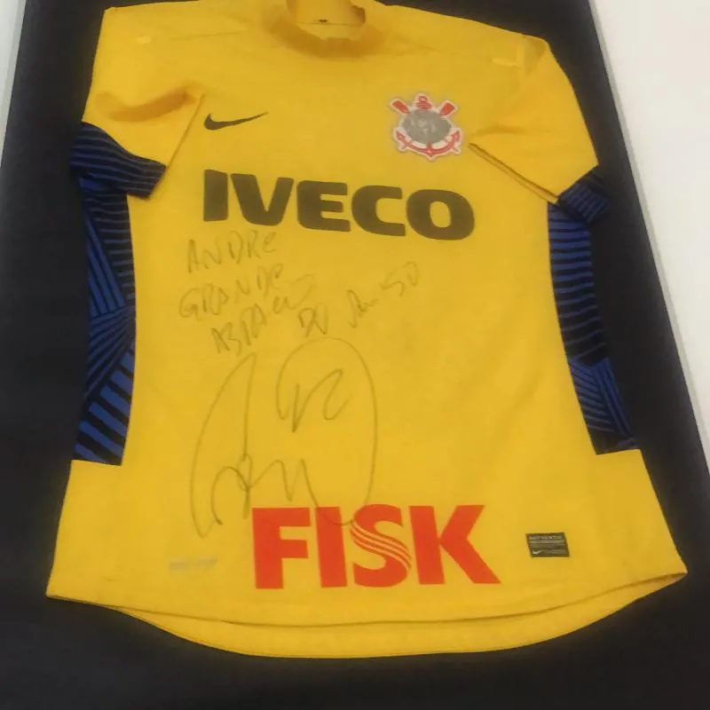 Imagem da campanha Camisa do Jogo Final da Libertadores 2012 autografada